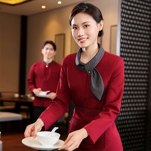 端莊雅致，服務新風尚 秋冬中式宴會廳女服務員套裝設計解析